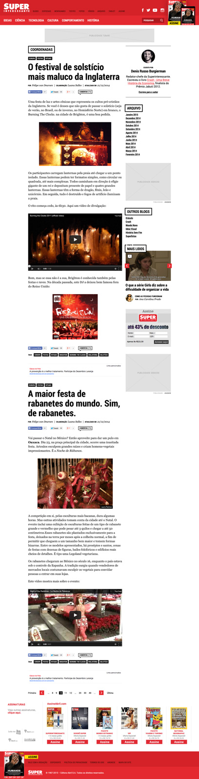 Superinteressante New Website Blogs Home